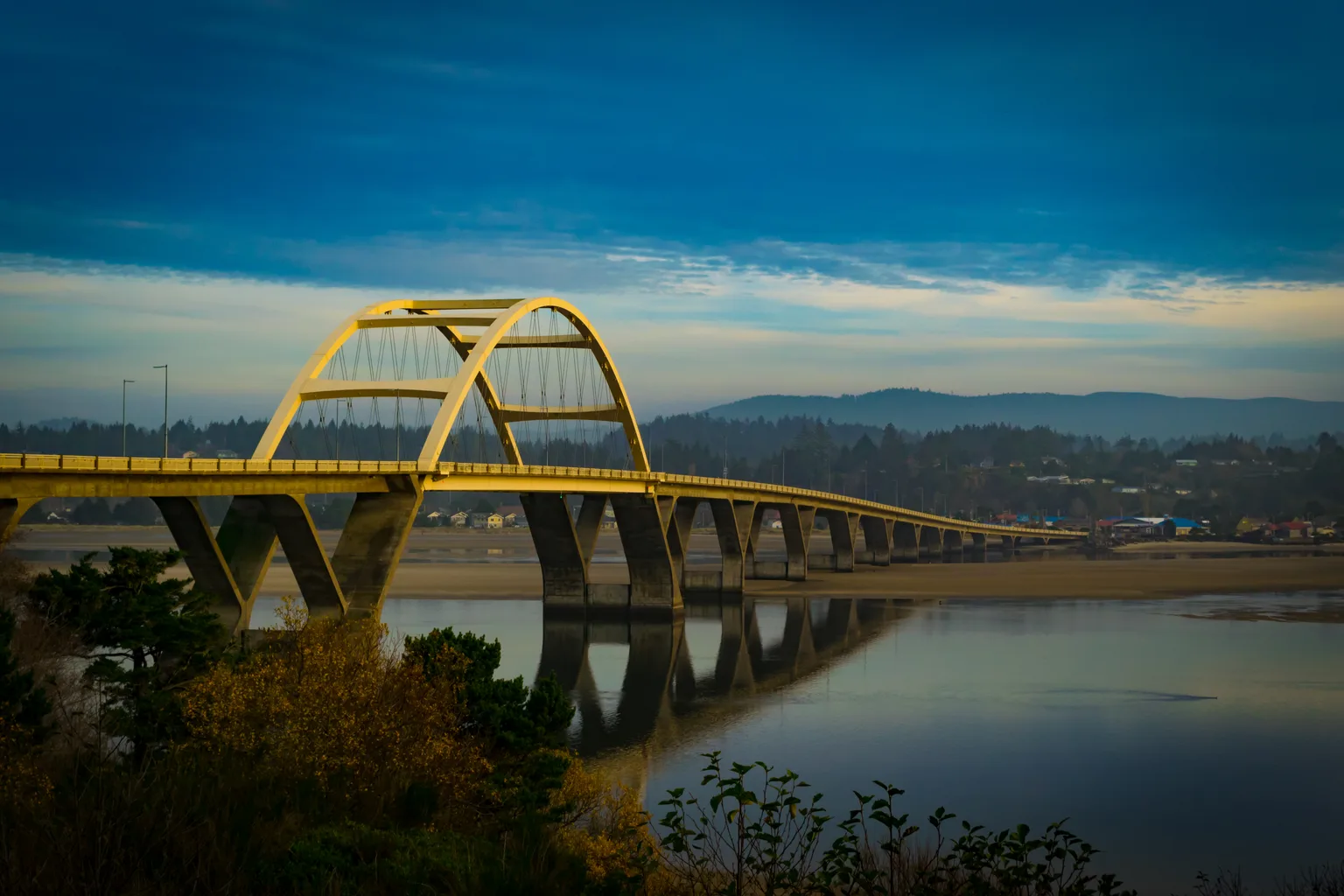 Open-concept luxury living room with coastal-inspired decor and natural light